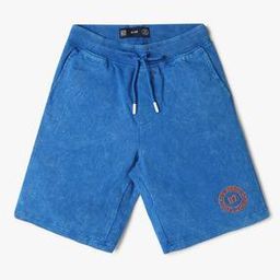 Boys Acid-Wash Regular Fit Shorts-30