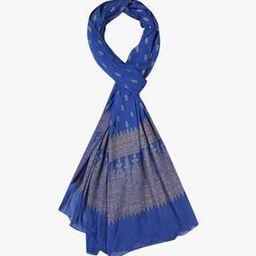 srishti Micro Print Dupatta with Floral Border-picture-48
