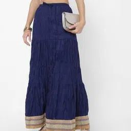 Tiered Flared Skirt-image-7