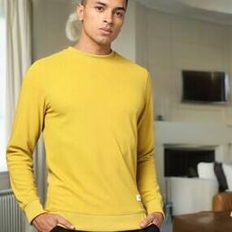 Men Striped Regular Fit Crew-Neck Sweatshirt-picture-17