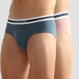 Men Pack of 2 Breifs with Brand Waistband-picture-14