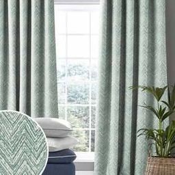 Set of 2 Chevron Blackout Door Curtains-image-89