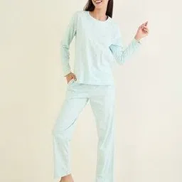 sweet dreams Women Floral Print T-Shirt & Pyjamas Set-picture-28