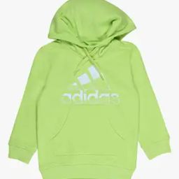 Boys Badge of Sport 3 Stripes Fleece Hoodie-15