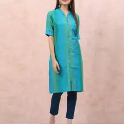 Women Striped Straight Kurta-image-58