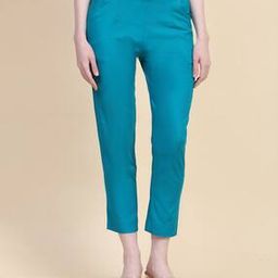 Women Relaxed Fit Straight Pants-image-7