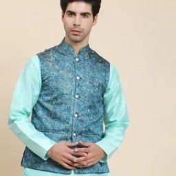Men Nehru Jacket with Welt Pockets-picture-18