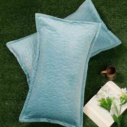 Set of 2 Geometric Pattern Pillow Covers 27" x 17"-2