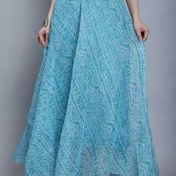 Women Bandhani Print Flared Skirt-picture-6