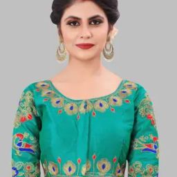 Women Embroidered Front-Open Blouse-picture-3