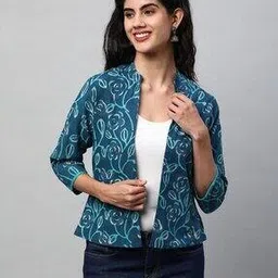 kami kubi Women Regular Fit Printed jacket-picture-9