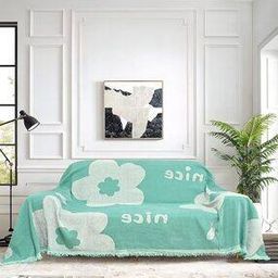 Floral Print 3-Seater Reversible Sofa Cover-image-87