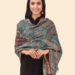 Kashmiri Jamawar Pattern Stole-image-0