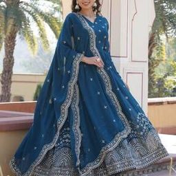 Women Printed Anarkali Kurta Set-picture-45