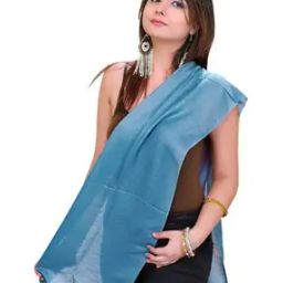 Women Reversible Scarf with Tassel-image-41