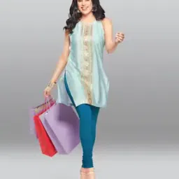 Full-Length Cotton Stretchable Leggings-image-36