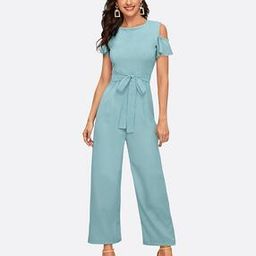 Jumpsuit with Cold Shoulders-picture-33
