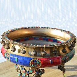 Brass Ghungroo Urli-48