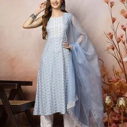 stylum Women Embroidered A-Line Kurta-picture-27