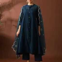 Women Flared Kurta Set-image-43