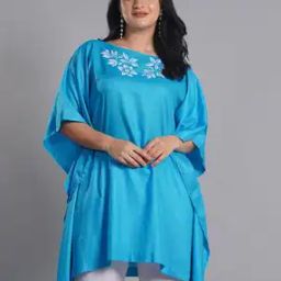 Women Floral Print Kaftan Kurti-image-58