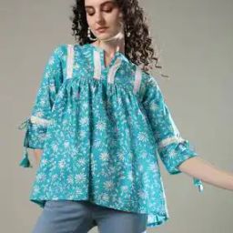 nyrika Women Floral Print Relaxed Fit Top-picture-12