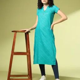 Women Printed Straight Kurta-image-16