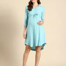 WomenChecks Fit and Flare Dress-image-12