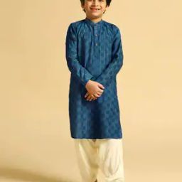 Boys Self-design Kurta-image-5