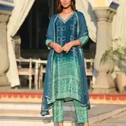Women Embroidery A-line Kurta Set-image-52
