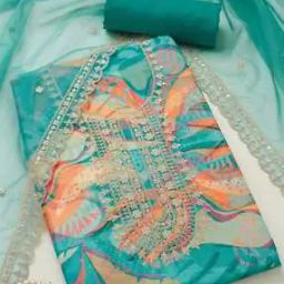 Women Embroidered 3-Piece Unstitched Dress Material-image-90