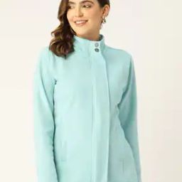 Women Regular Fit Zip-Front Bomber Jacket-image-37
