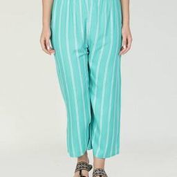 Striped Palazzos with Elasticated Waist-picture-39
