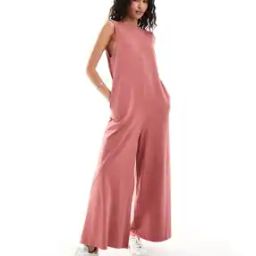 Women Cami Jersey Jumpsuit with Pocket Detail-picture-44