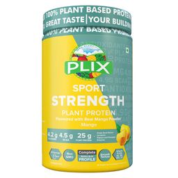 Plix Sport 100% Plant Protein Strength (Post Workout),  2.2 lb  Mango -image-12