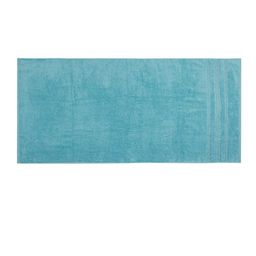 Fabindia Blue Solid 380 GSM Cotton Bath Towel-34