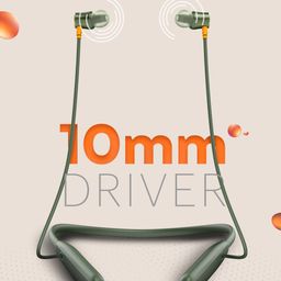 NOISE Airwave Wireless Neckband with 50H Playtime, ENC, 3 EQ Modes & Low Latency image 5