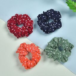 FUNKRAFTS Girls Set of 4 Ponytail Holders-97