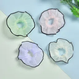 FUNKRAFTS Girls Set of 4 Ponytail Holders-77