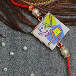 The Magic Wand Boys White & Blue Rakhi-image-81