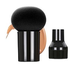Facejewel Set Of 2 Mushroom Sponge Puff With Handle & Set Of 2 Makeup Blender image 1