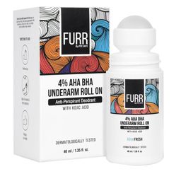 FURR 4% AHA BHA Underarm Roll On To Brightens Skin - 40ml-14