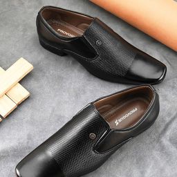 Provogue Men Leather Formal Slip-Ons-image-86