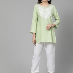 QAZMI Women Aari Work CoOrds-image-30