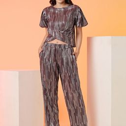 Globus Striped Top & Trouser Co-Ord Set-14