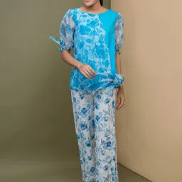 Rhe-Ana Printed Top & Trousers Co-Ords-21