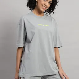GRIFFEL Pure Cotton T-Shirt With Shorts Co-Ords-image-86