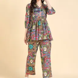 VAHSON Conversational Printed Tunic & Trousers-picture-30