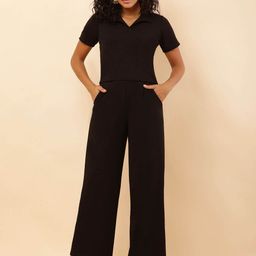 SQew Polo Collar Top With Trousers-picture-42