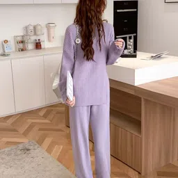 Alamode By Akanksha Women Rio Luxe Winter Coord Set - Tracksuit-image-85